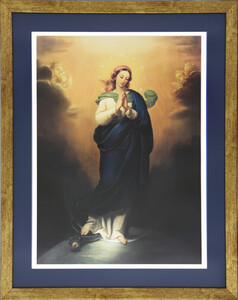 Obraz Niepokalanego Poczęcia N.M.P.; wymiary 54,4 x 68,4 cm